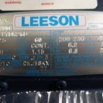 Leeson 2 HP Motor CAT No. 113847.00