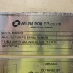 300 HP Miura Boiler
