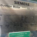 500 HP Siemens Induction Motor with Goulds Pump