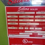 600 HP Sellers Boiler