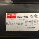 Dayton 6K271M 1HP Motor MD03C
