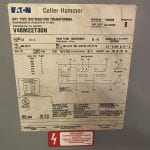 Eaton Cutler Hammer Dry Type Transformer
