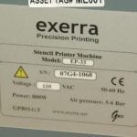 Exerra EP-33 Stencil Screen Printer