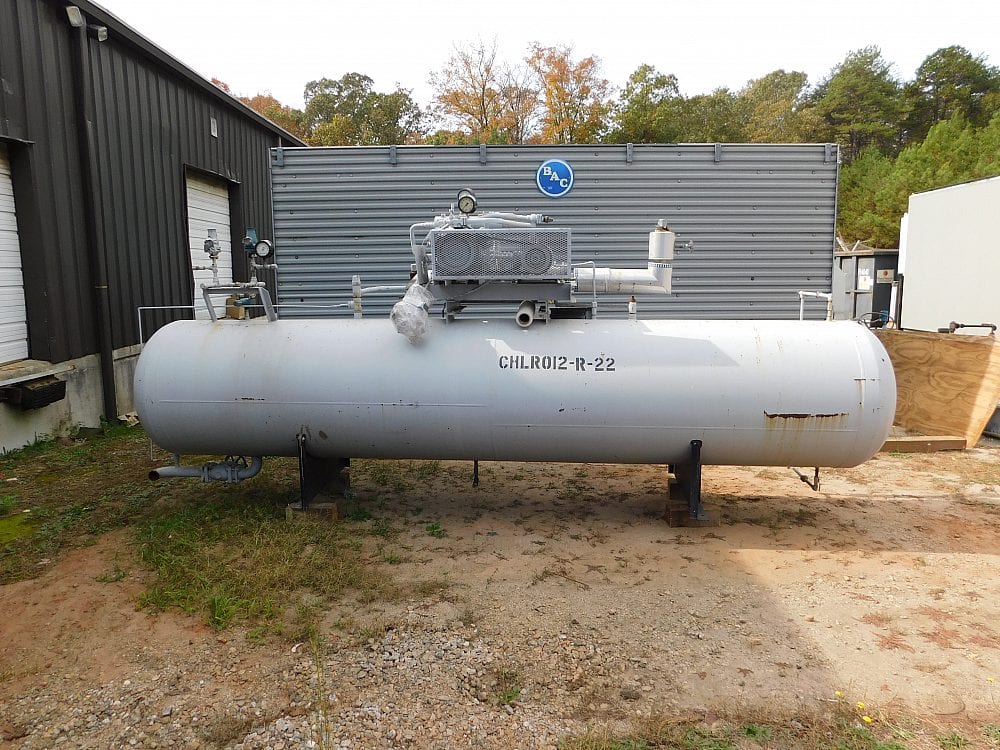 Gas Storage Tank With Compressor