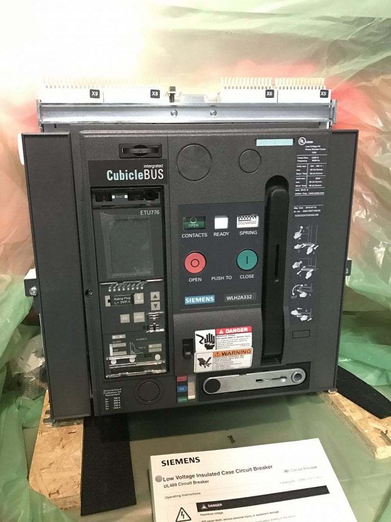 Siemens Low Voltage Insulated Case Circuit Breaker 3200 Amps