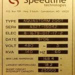 Speedline Aquastorm 200T In-Line Wash (2006)