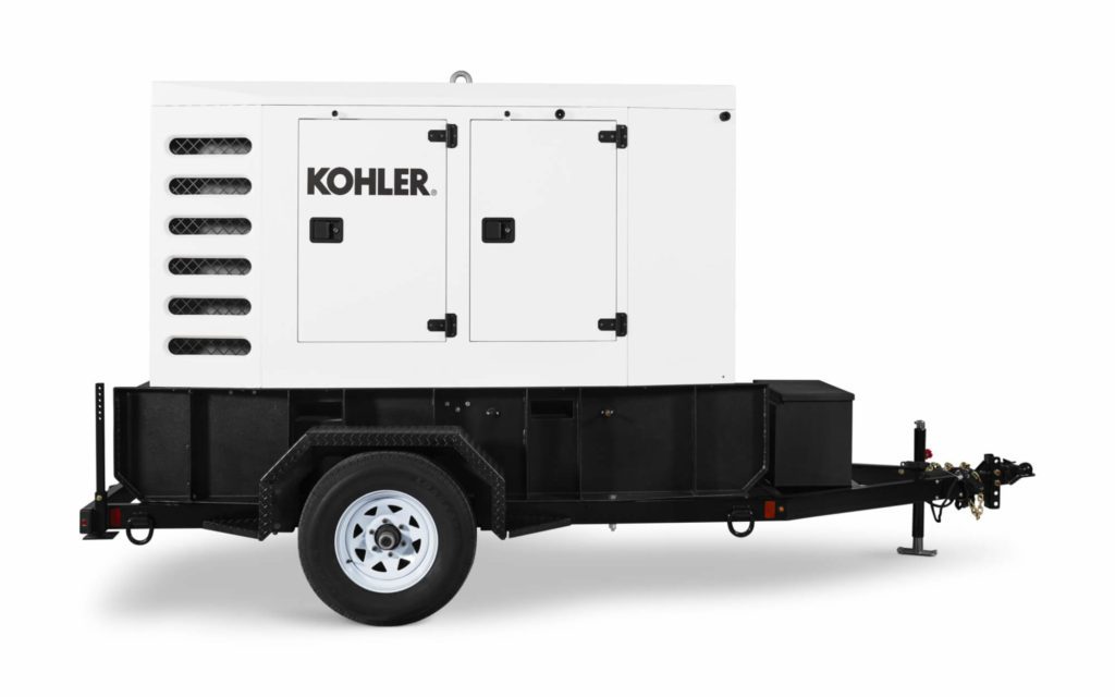 55 kW Kohler Industrial Mobile Diesel Generator