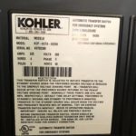 225 AMP Kohler Automatic Transfer Switch (ATS)