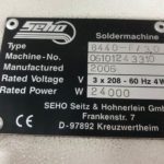 SEHO 8440-F/3.0 Wave Soldering Machine