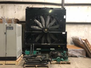 Bearward Radiator for 2000 kW Generator