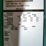 2000 Cummins Diesel Generator