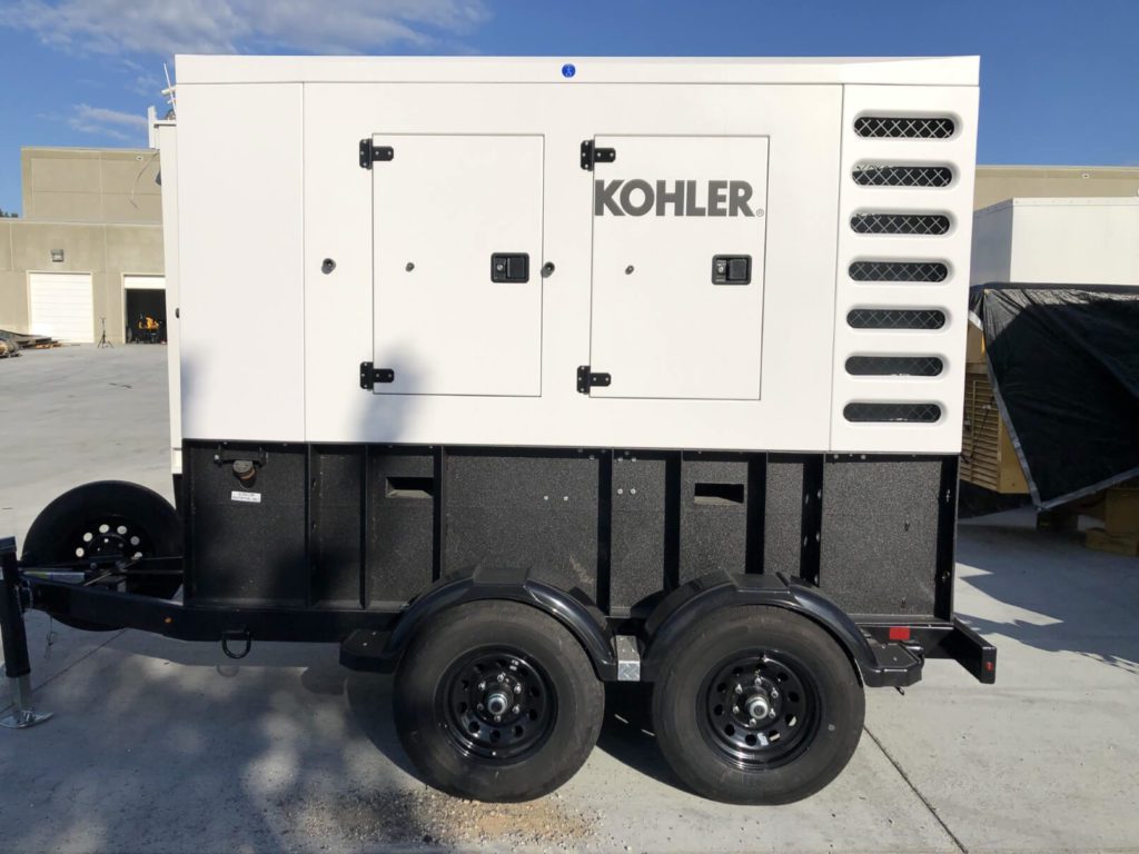 120 kVA Kohler Mobile / Towable Generator