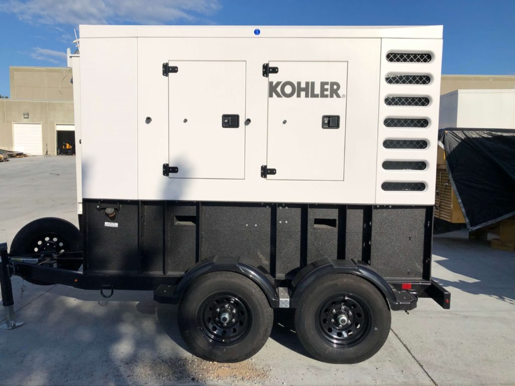 New 90 KVA Kohler Towable Generator
