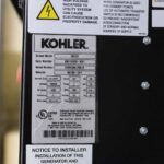 100 kW Kohler Natural Gas Generator for sale L007813
